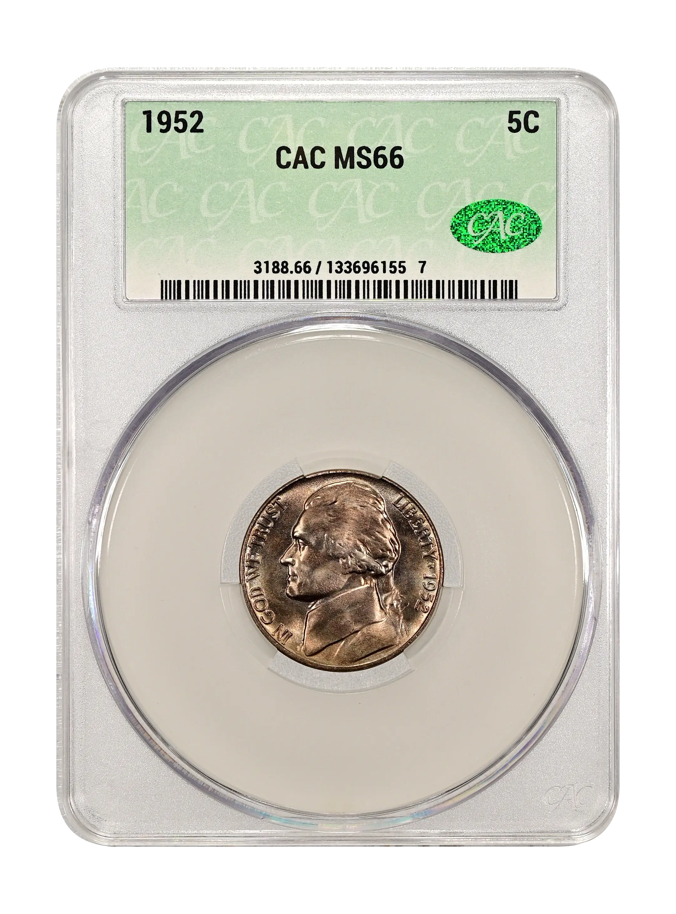 1952 5c MS