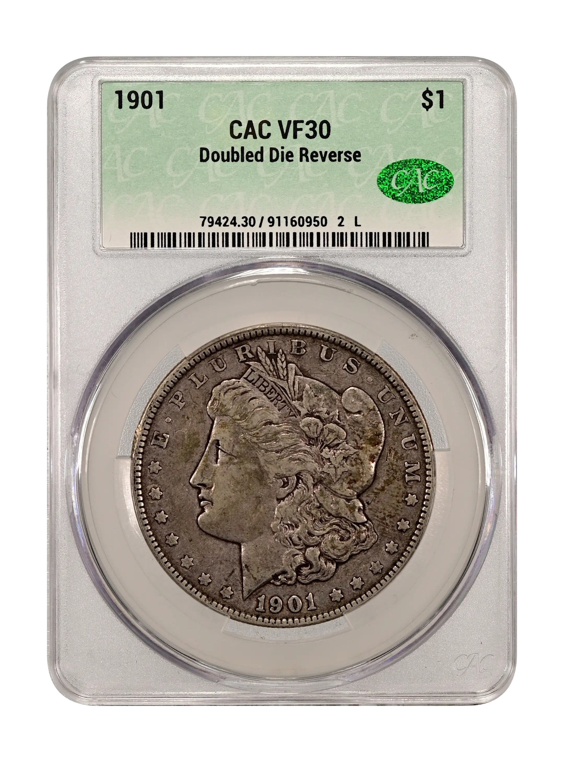 1901 Morgan Dollar Doubled Die Reverse Mint State (MS