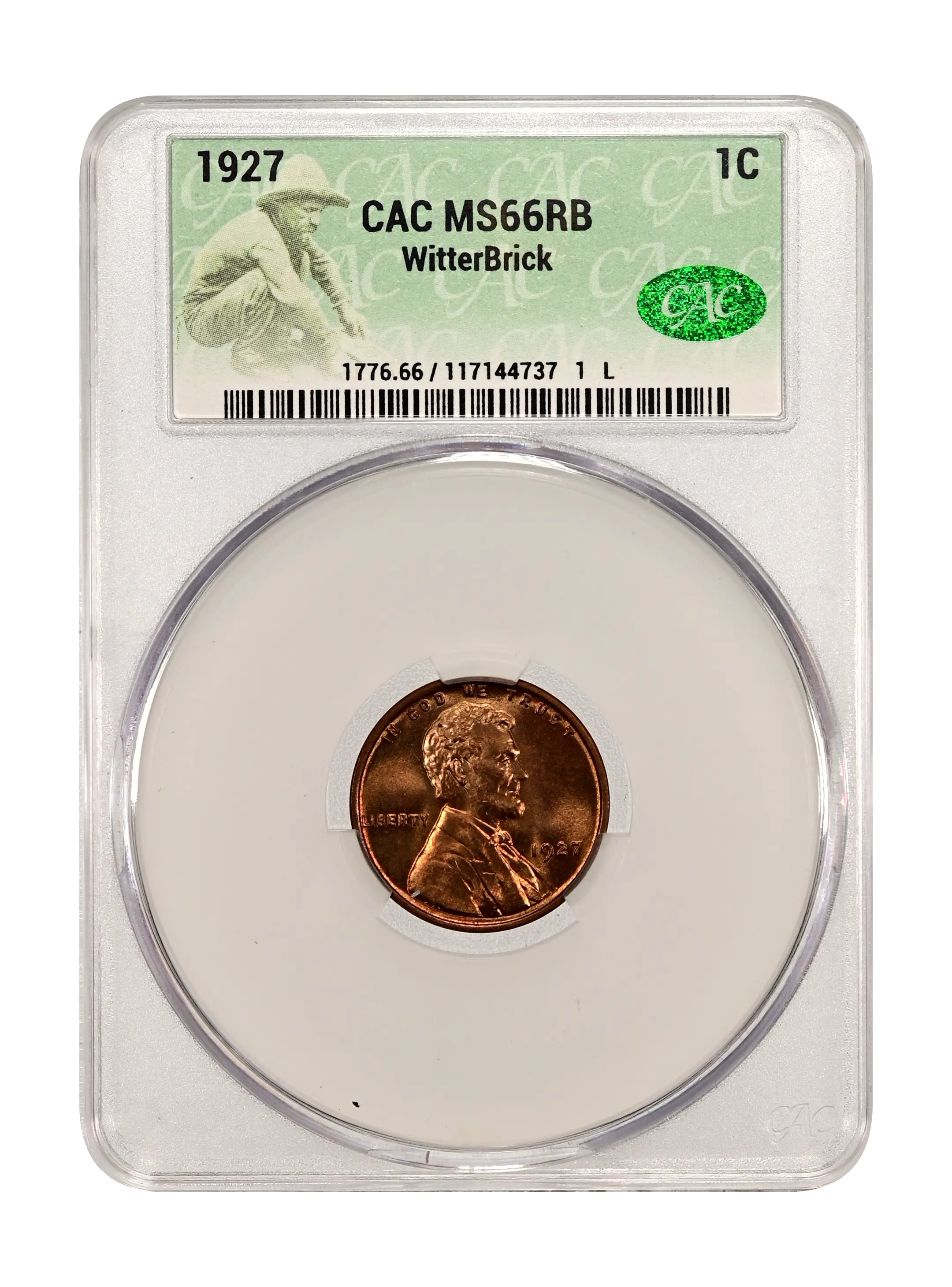 1927 1c MS RB