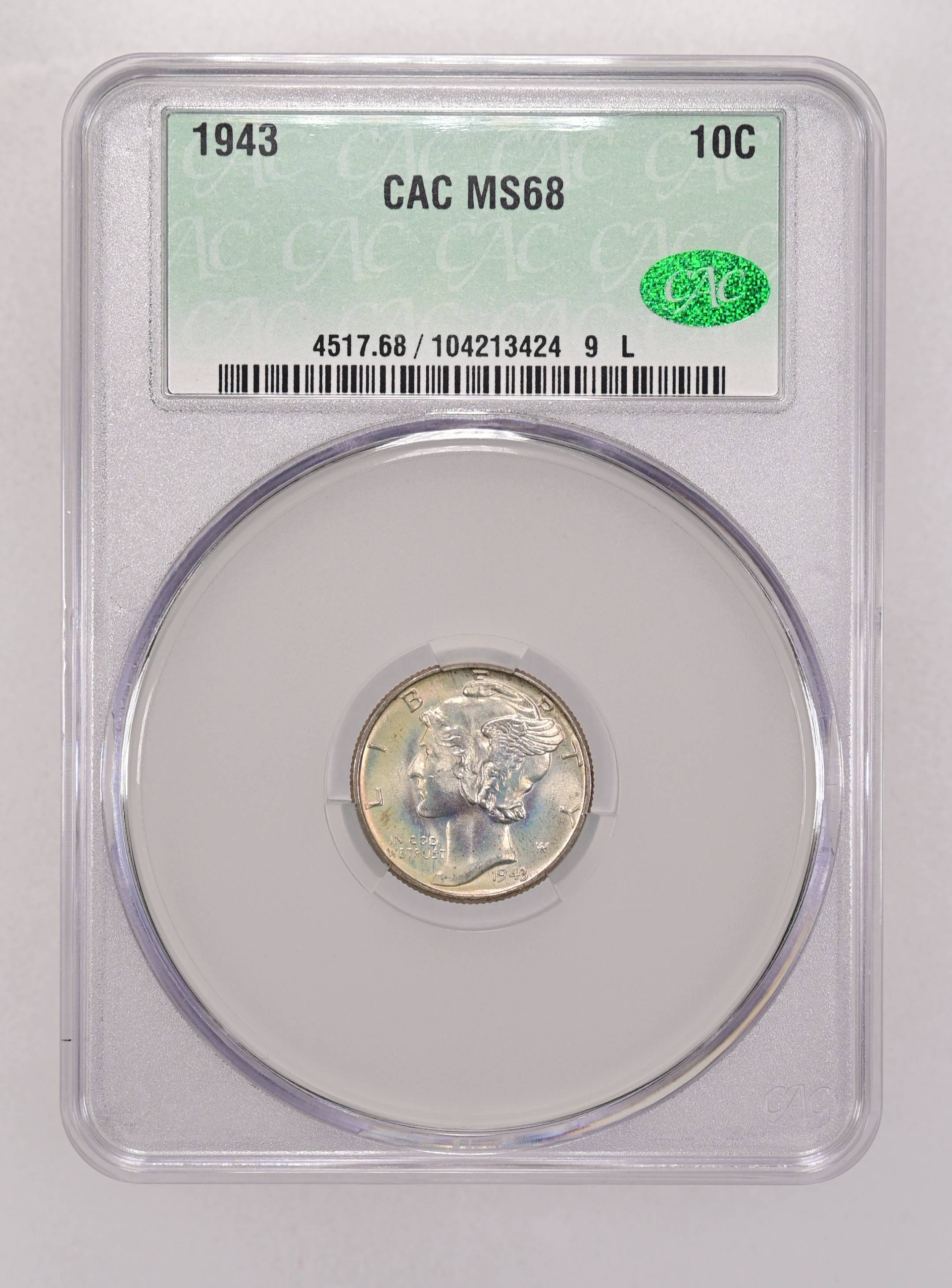 1943 10c MS
