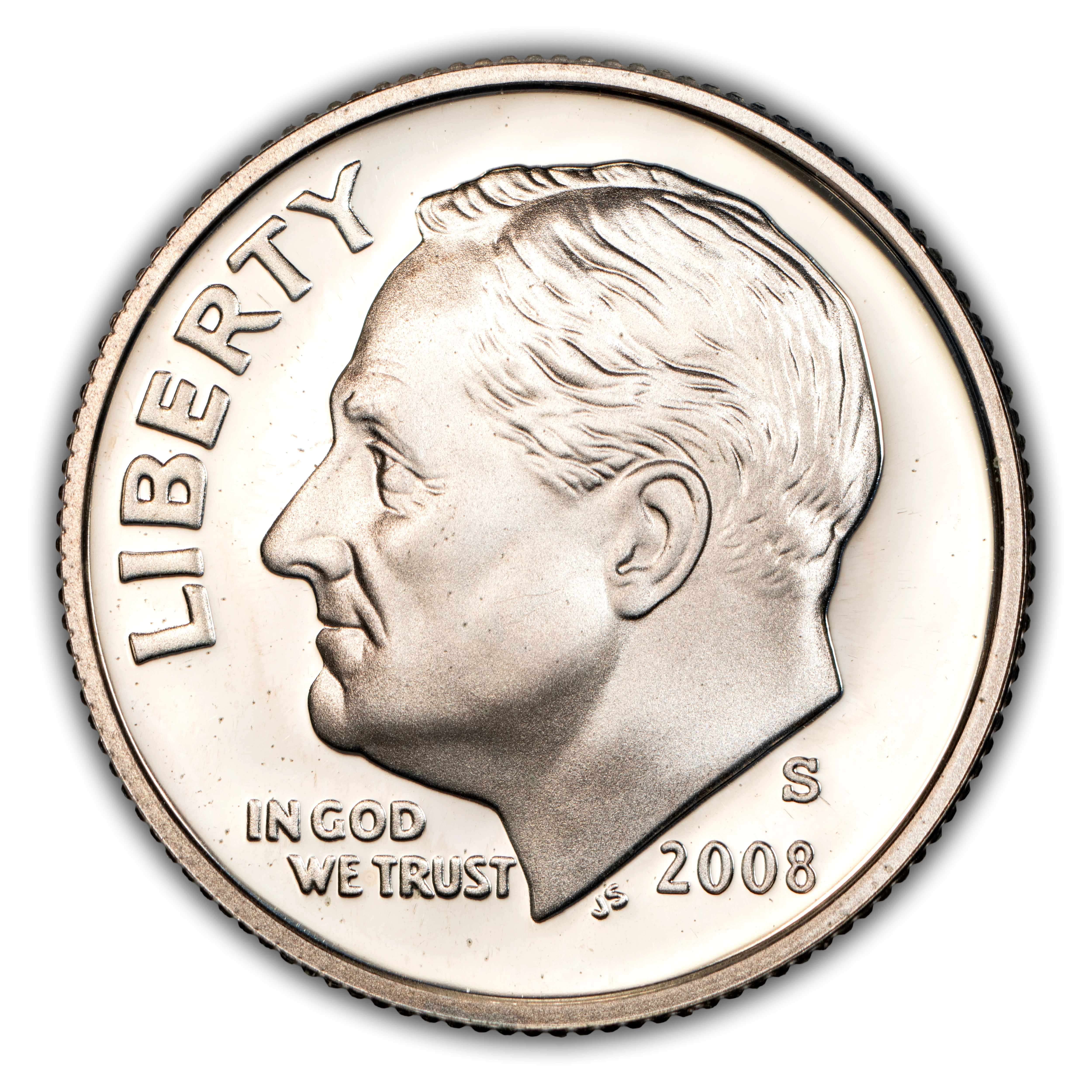 2008-S 10c Silver PR DCAM