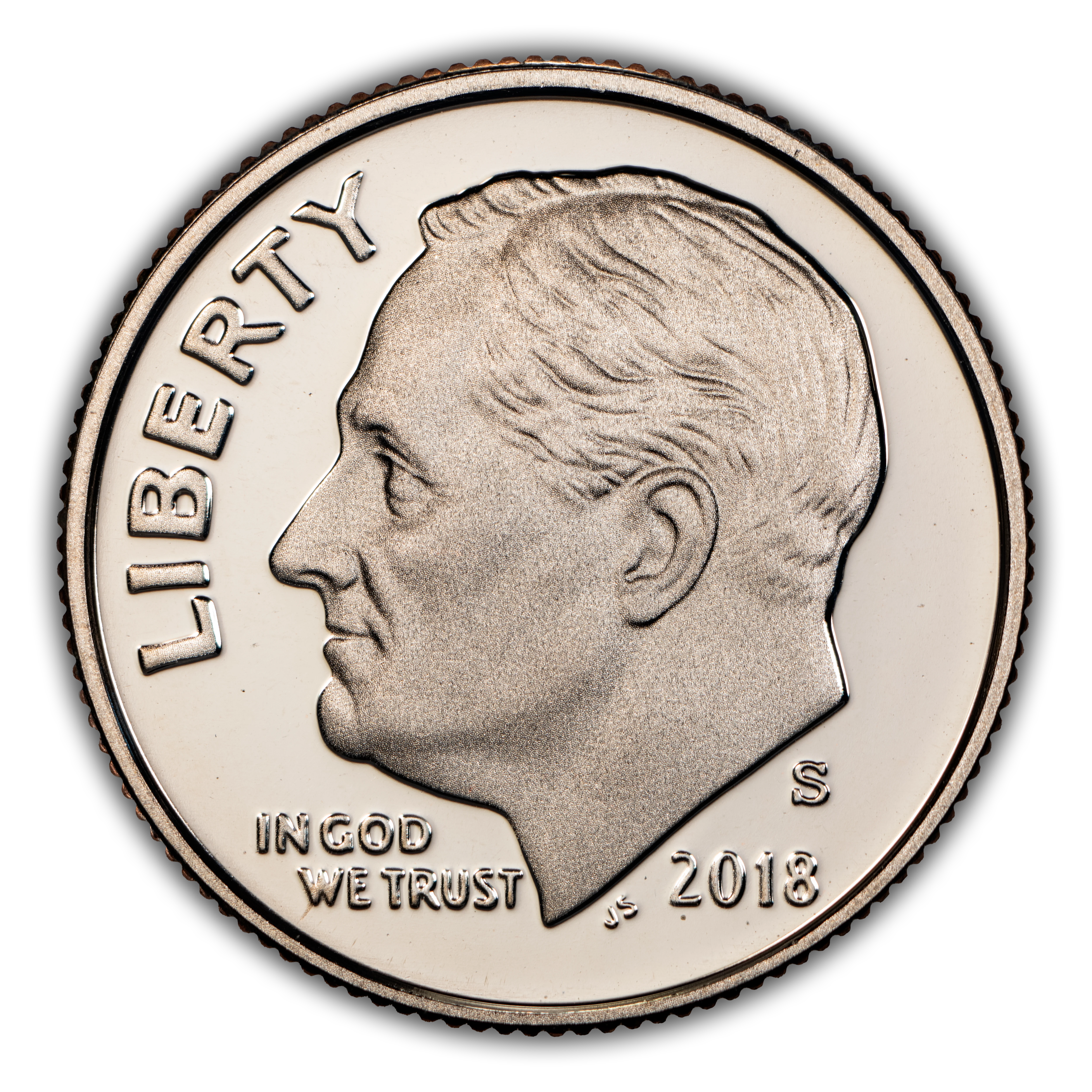 2018-S 10c Clad PR DCAM