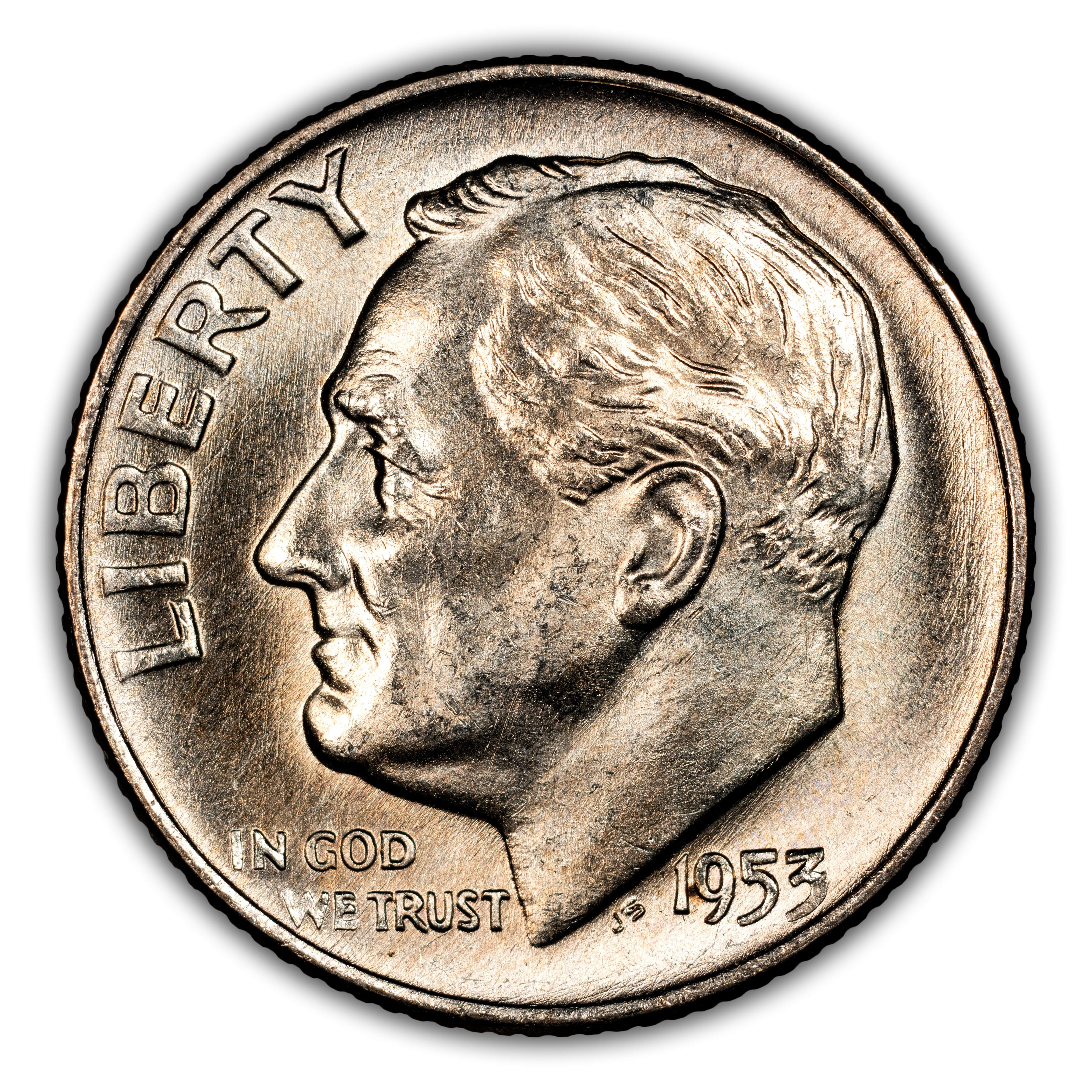 1953-D/D 10c D/Horizointal D, FS-501 MS FB