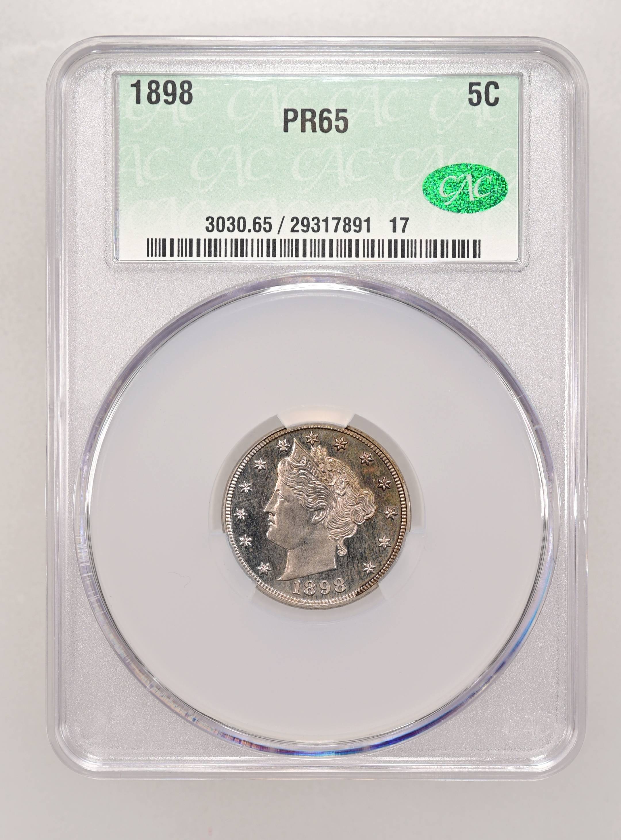 1898 5c PR