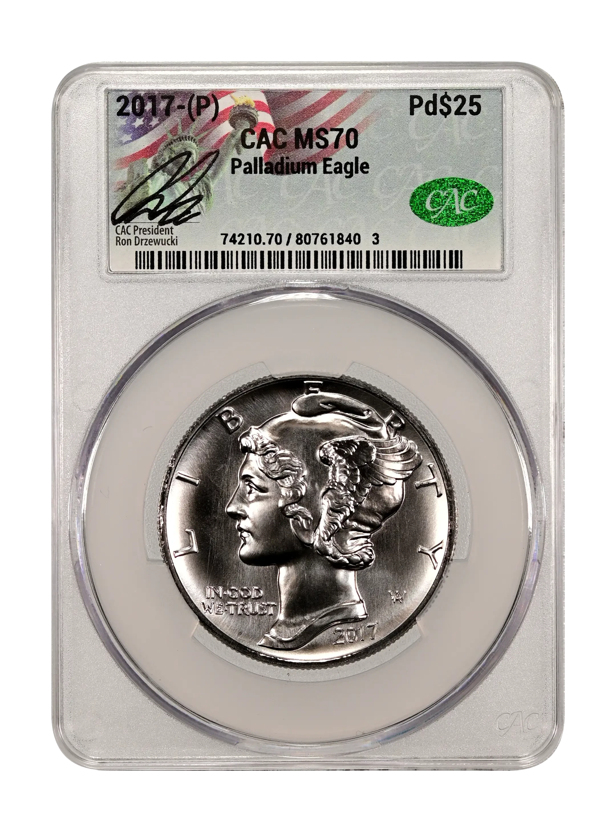2017 アメリカ $25 パラジウム 1オンス NGC 初鋳版 最高鑑定 【公式通販】