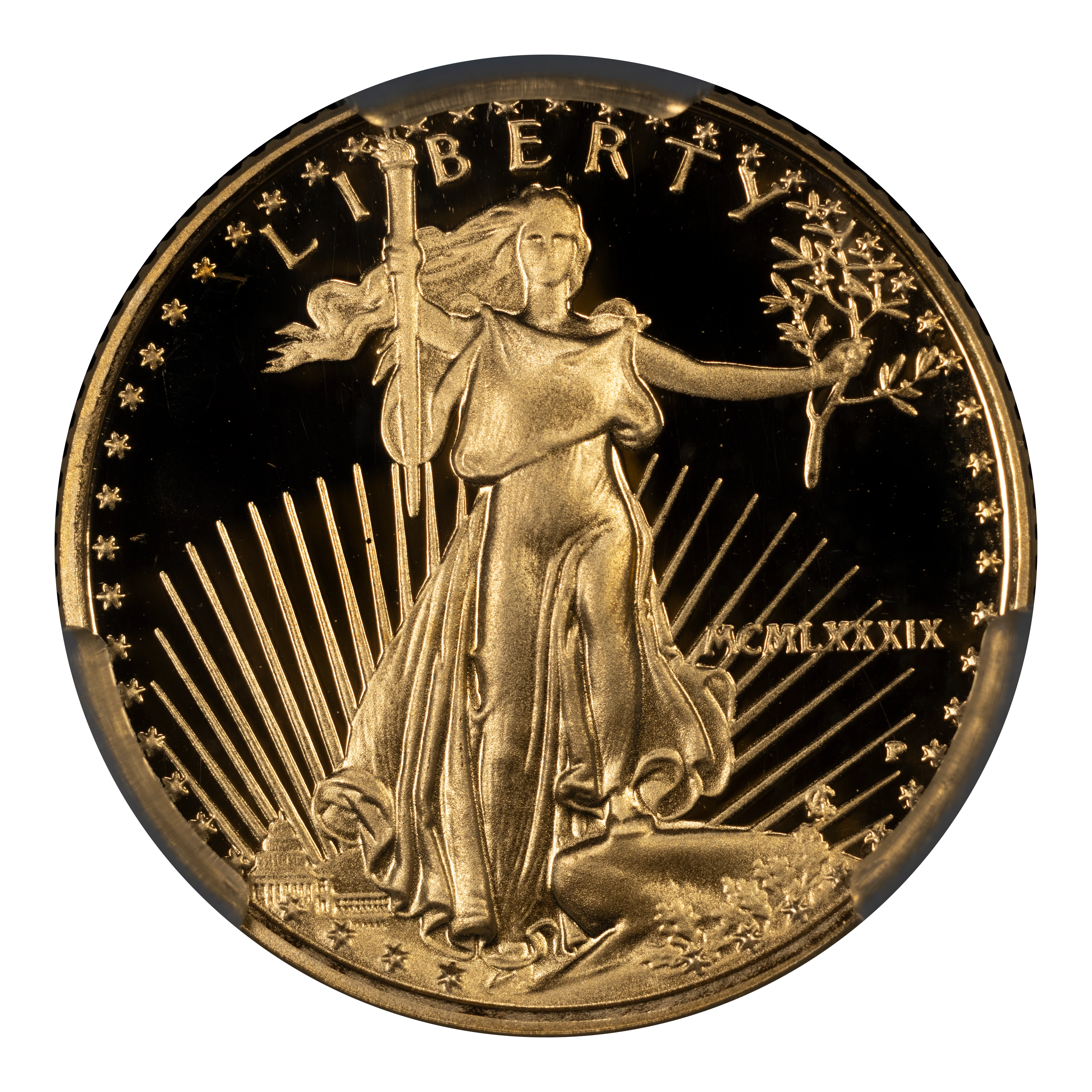 1989-P $5 Gold Eagle PR DCAM