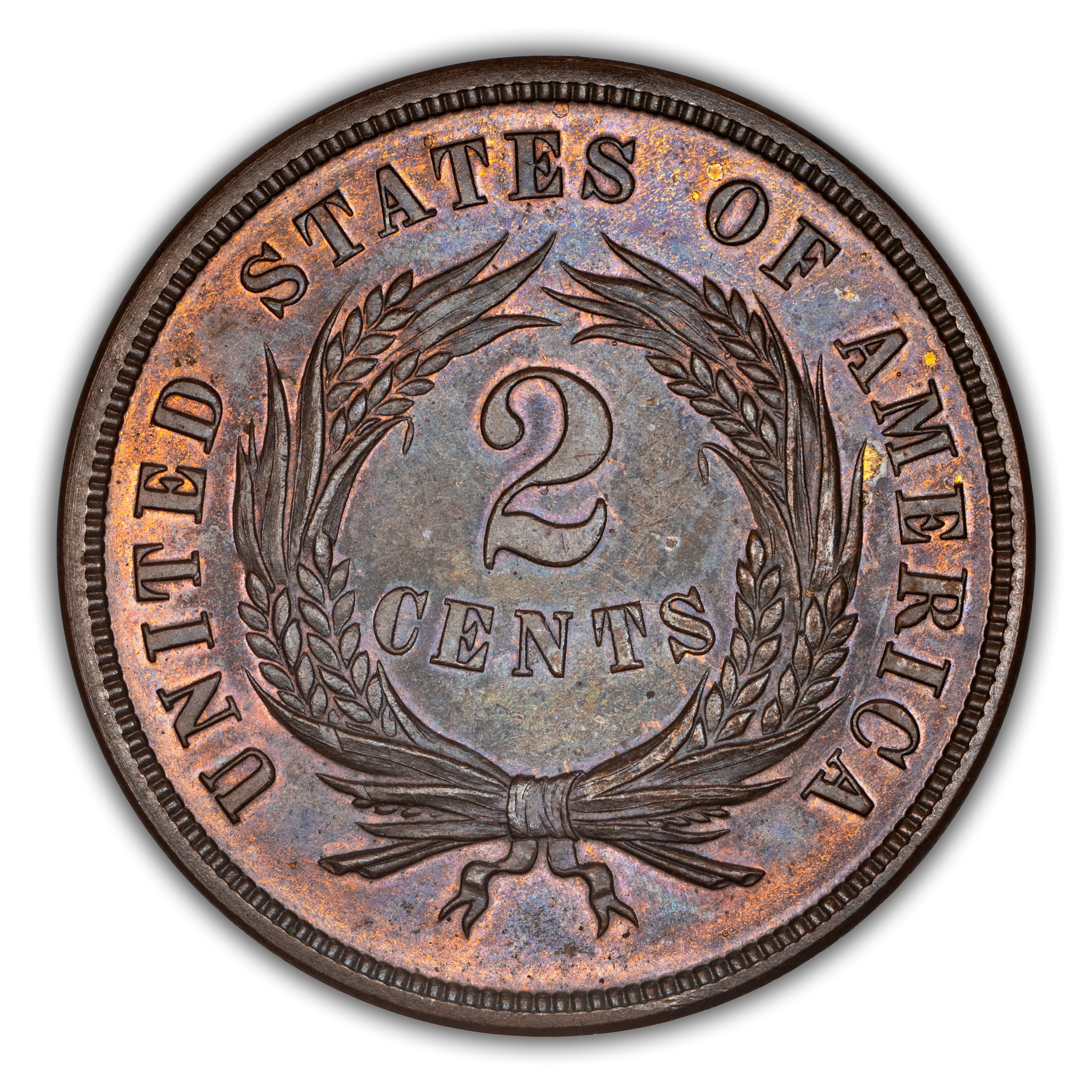 1869 2 Cent Piece, Proof Values & Prices | Greysheet