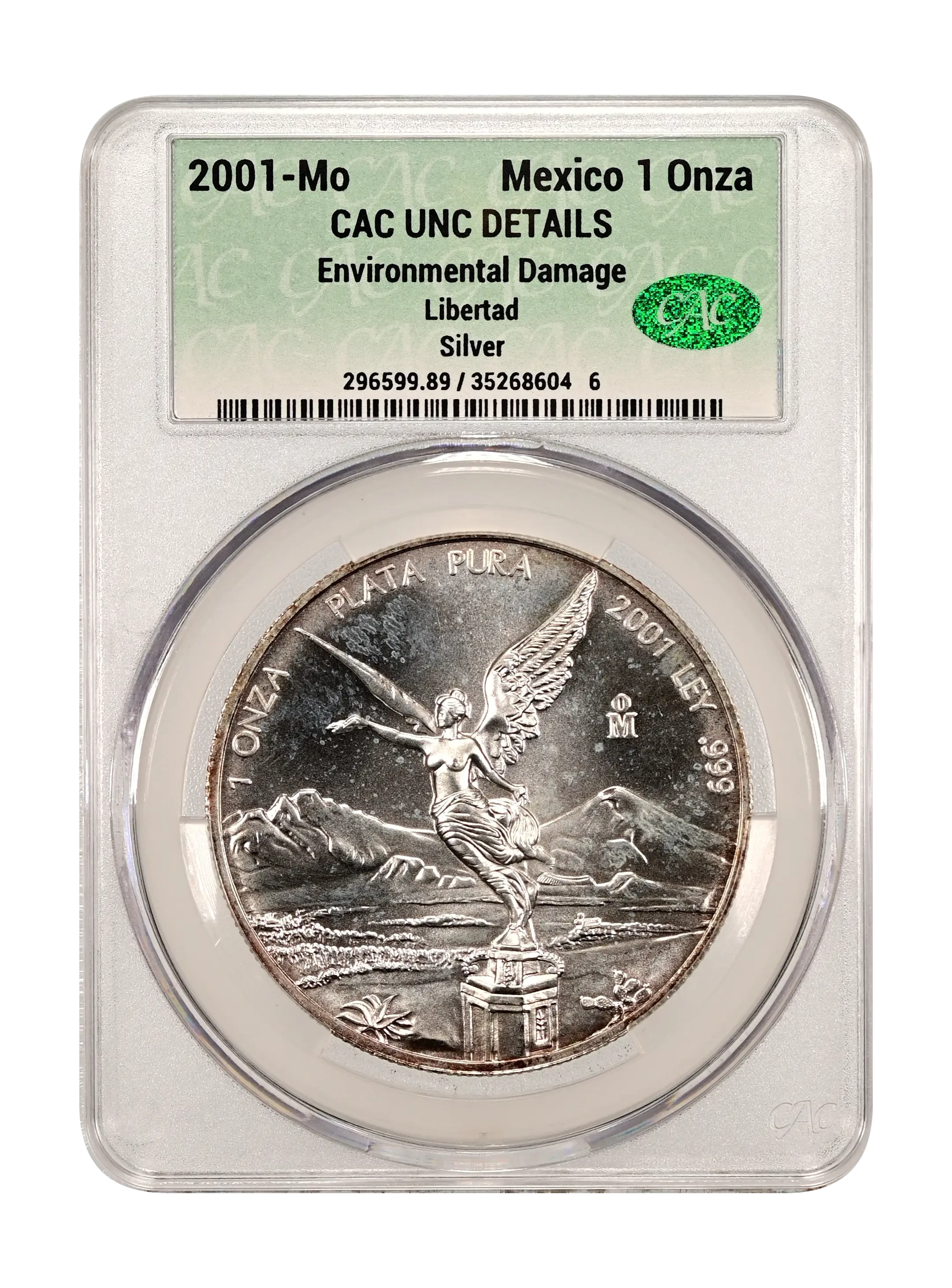 Mexico 2001 Silver 1 Onza Libertad Coin Values & Prices | Greysheet
