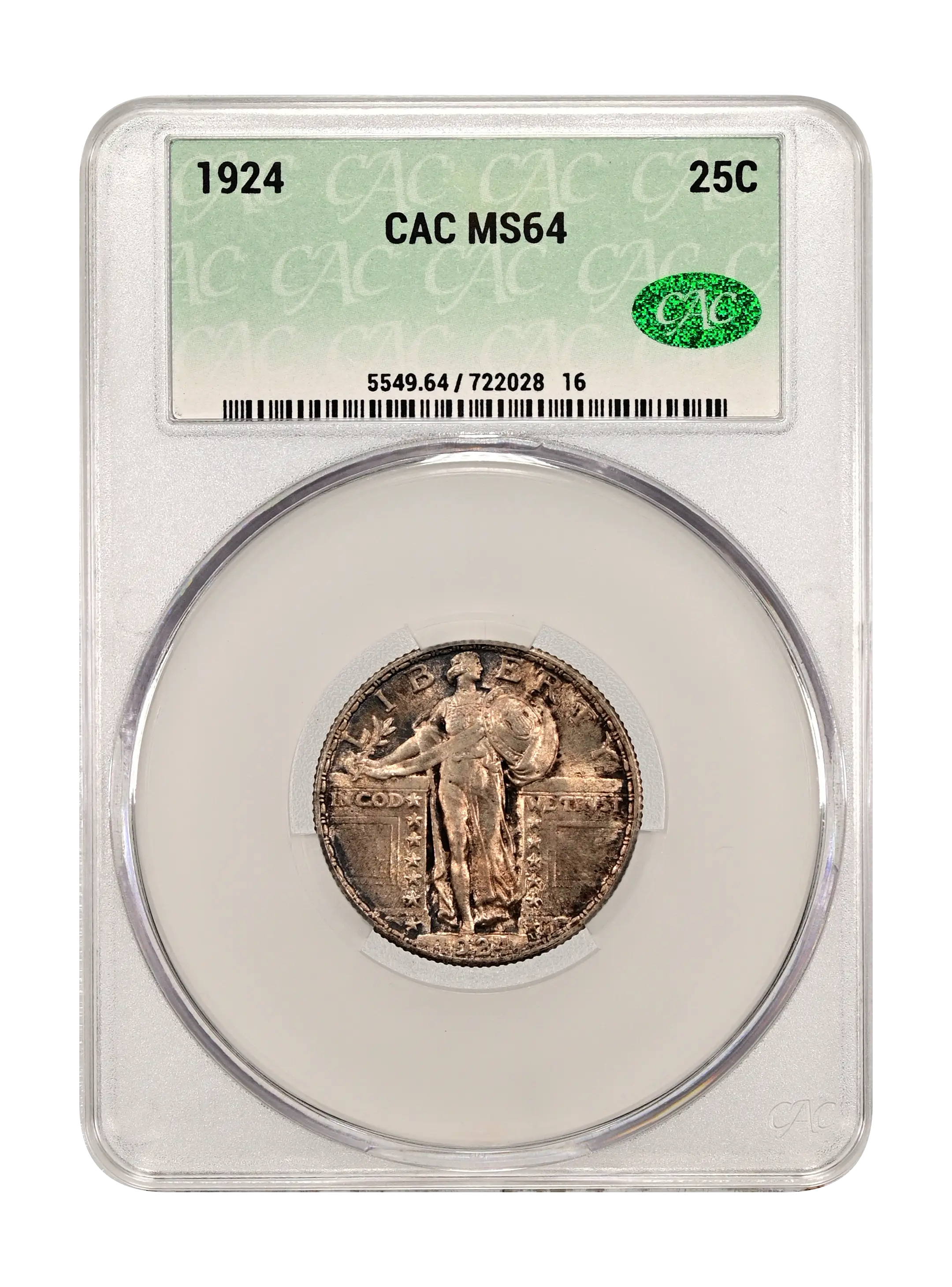 1924 25c MS