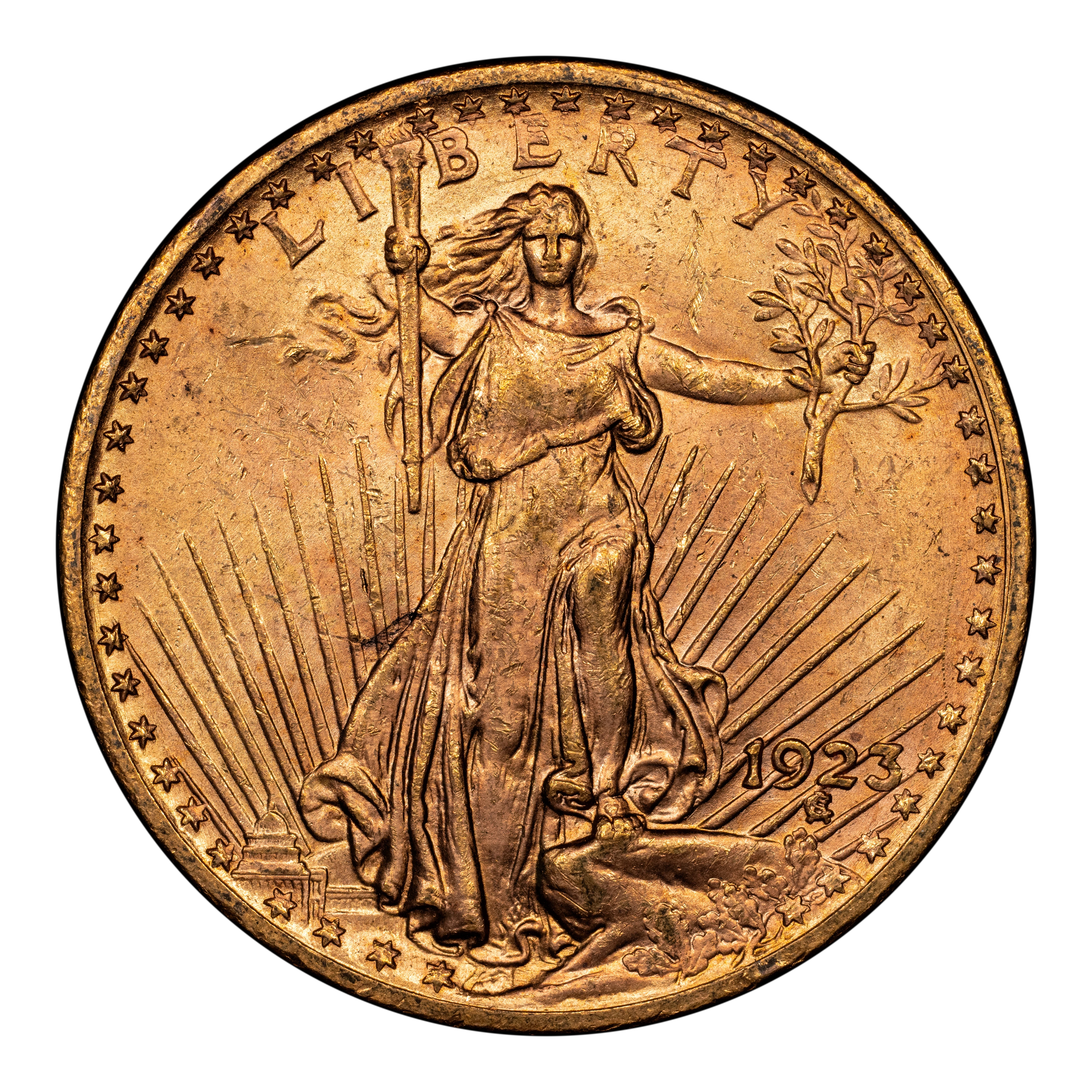 1923 $20 Saint Gaudens Gold Values & Prices | Greysheet