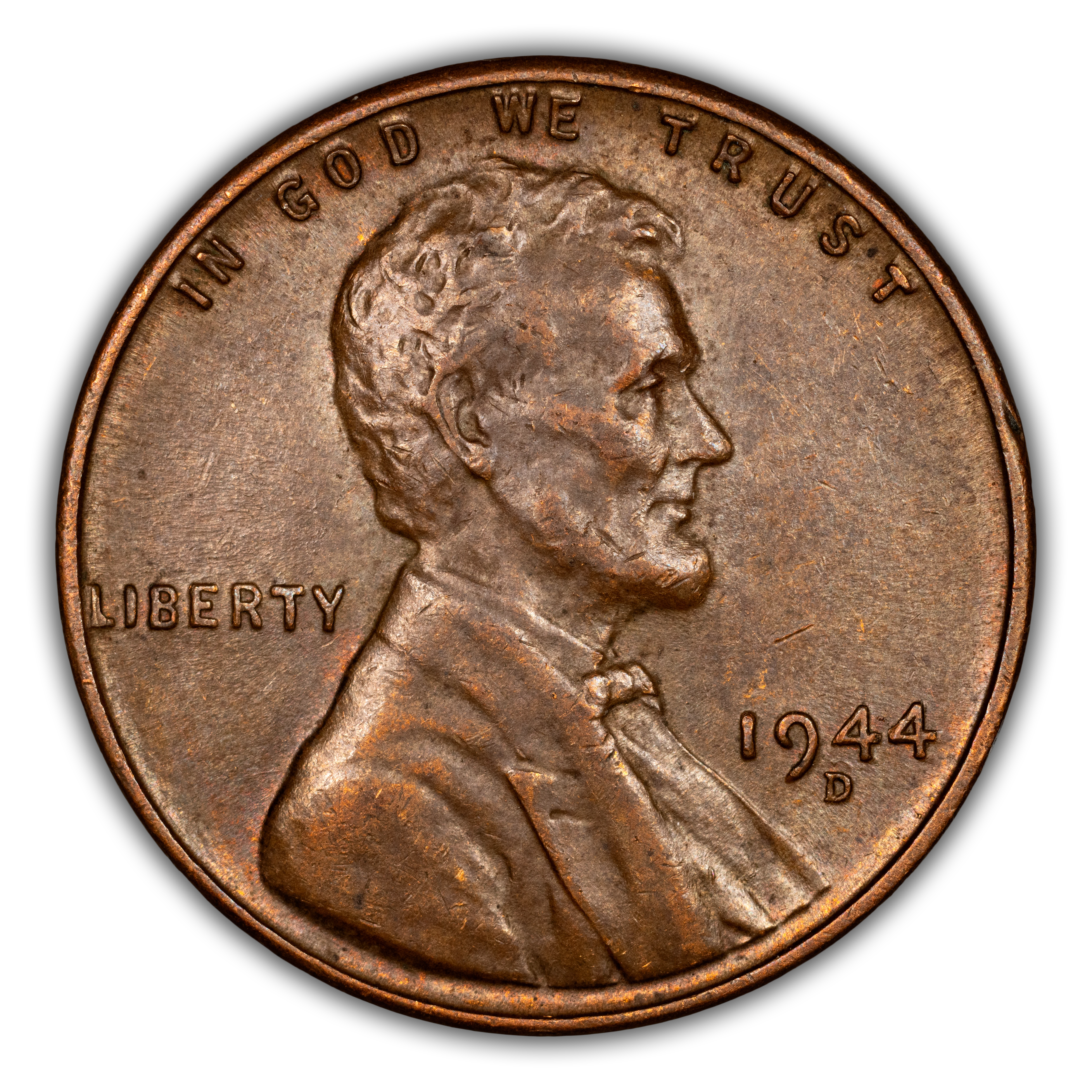 1944-D/D 1c Repunched Mintmark, FS-507 MS BN