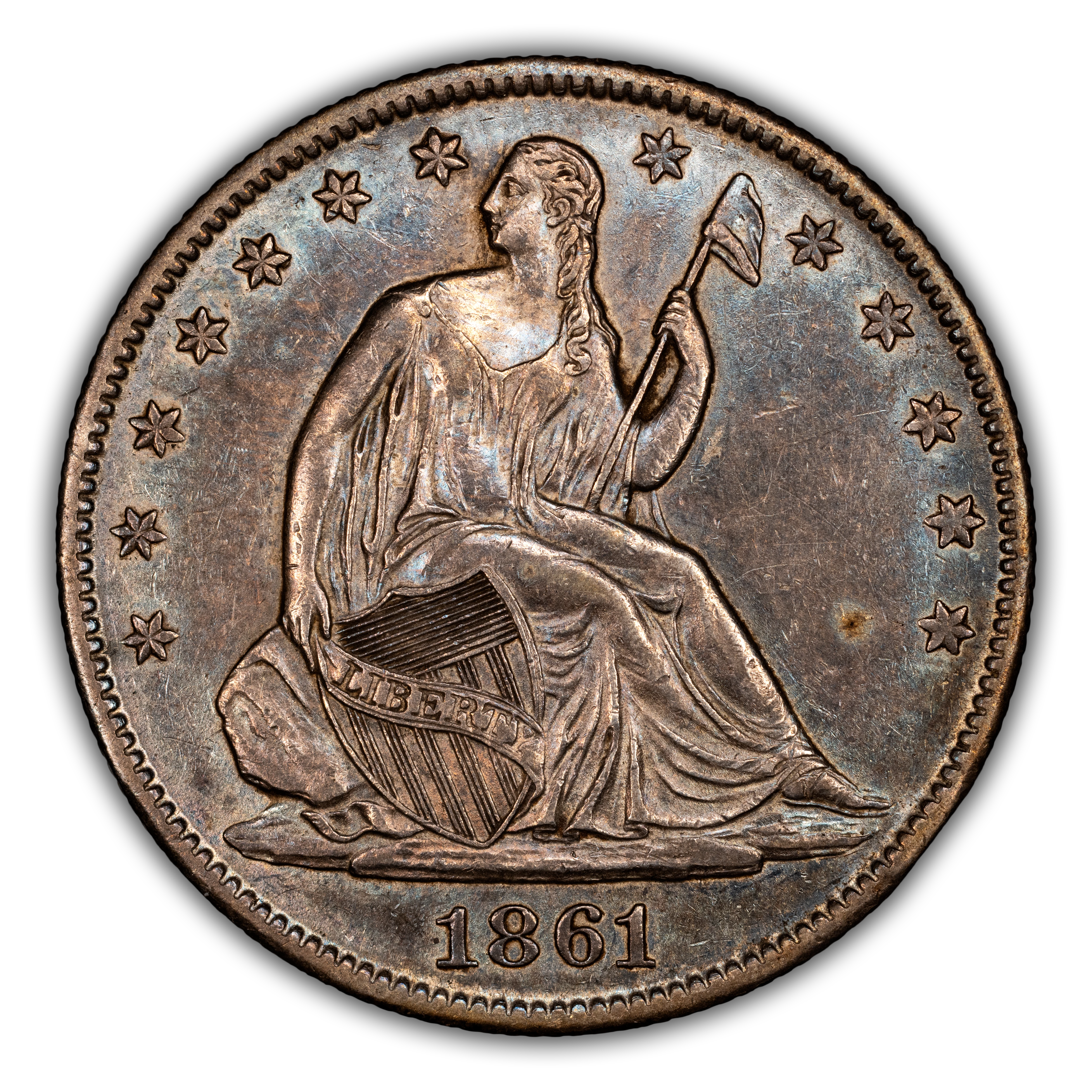 1861-O 50c CSA Issue, W-09 MS