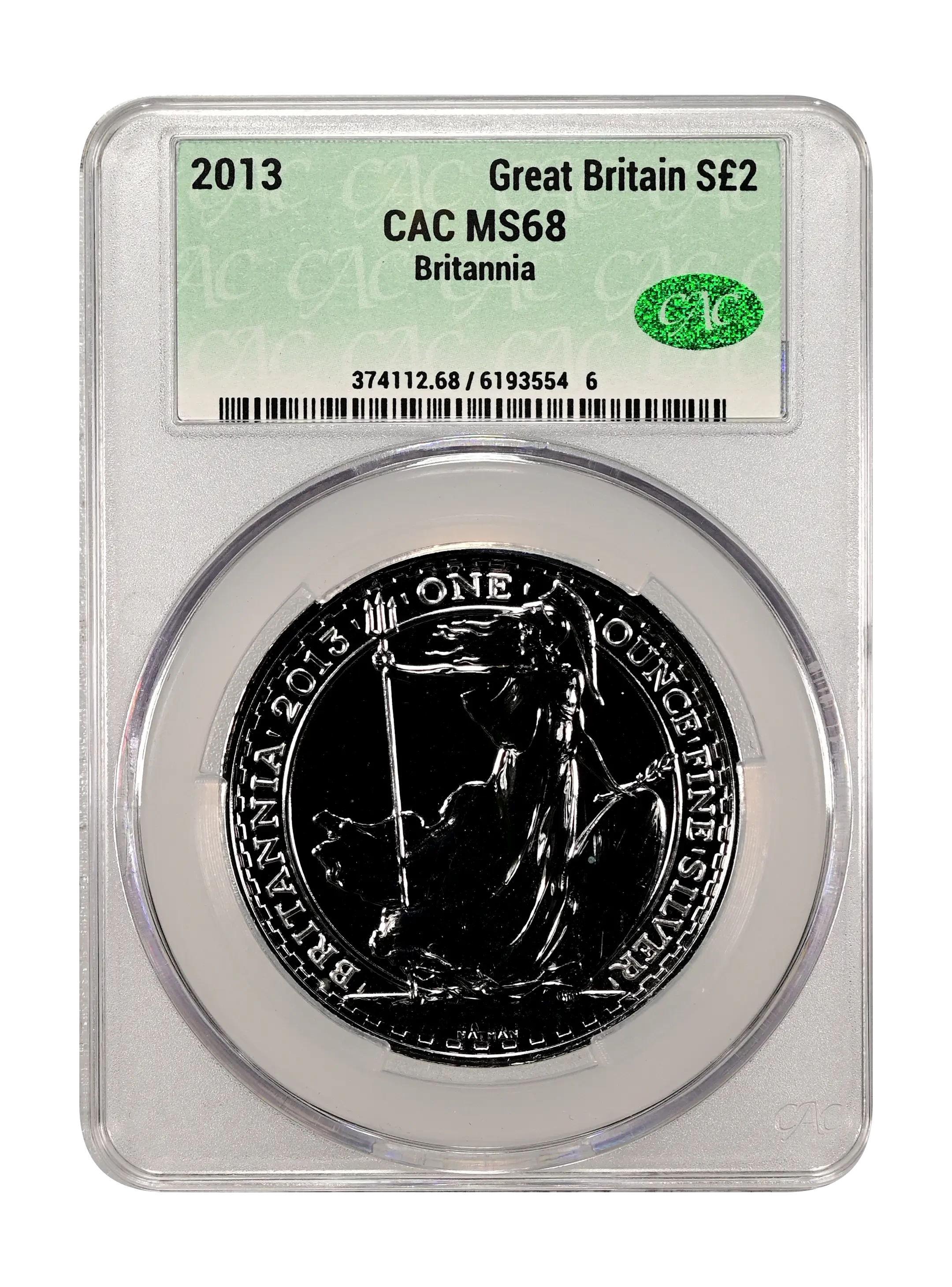 Great Britain 2020 £2 Silver Britannia 1 Ounce Coin Values