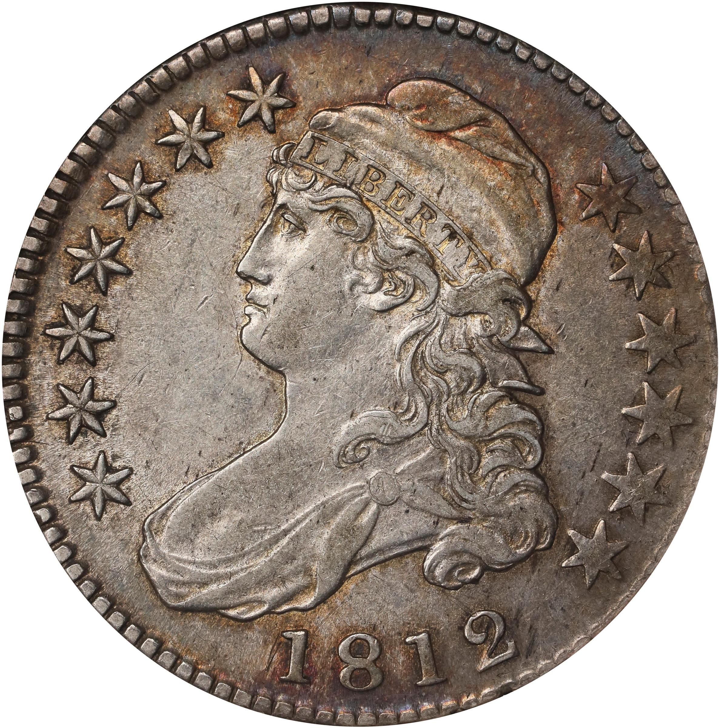 image for: 1812 Capped Bust Half Dollar. O-104. Rarity-1. AU-55 (ANACS). OH.