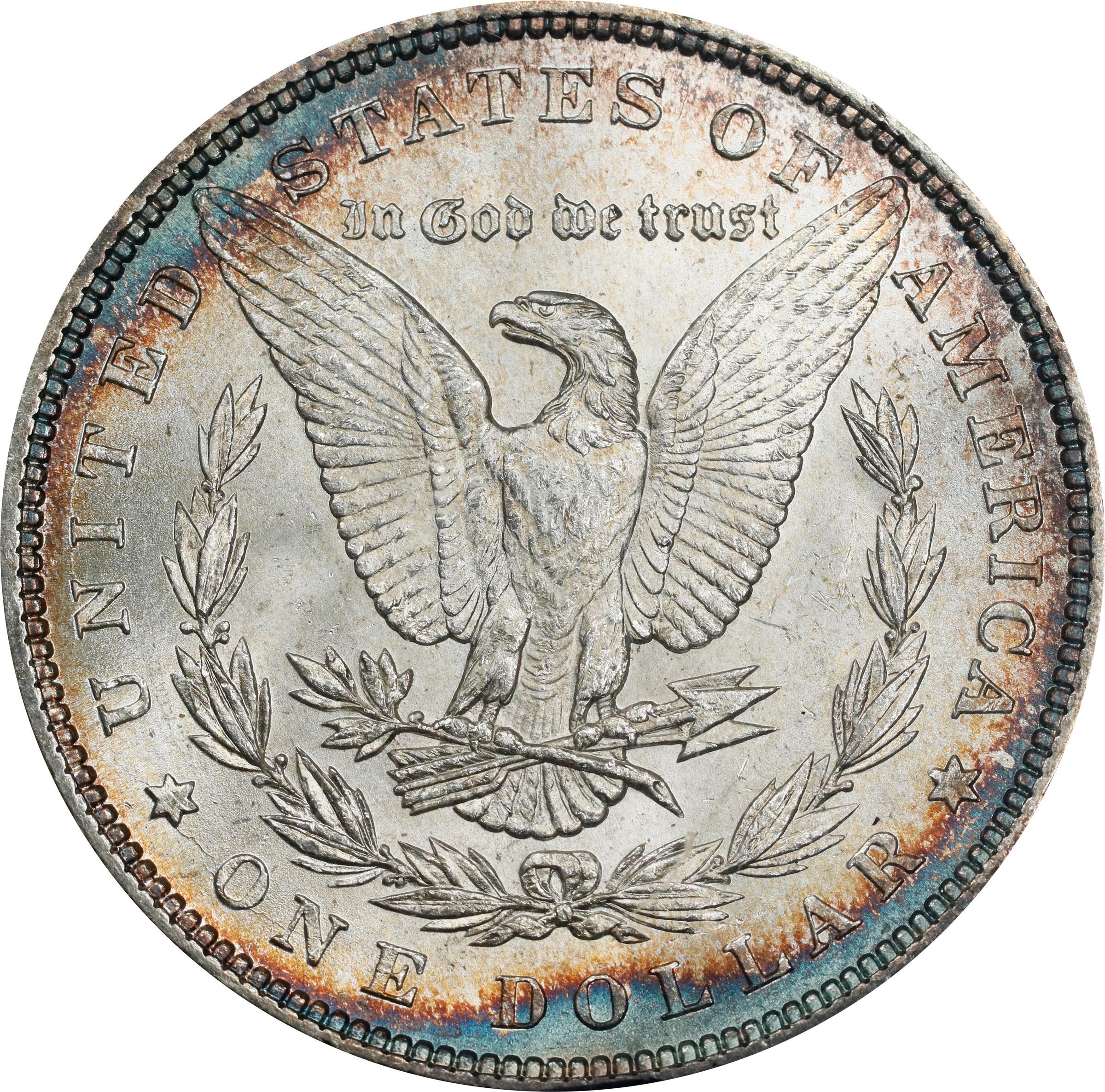 1884 $1 MS60 CAC thumbnail 2