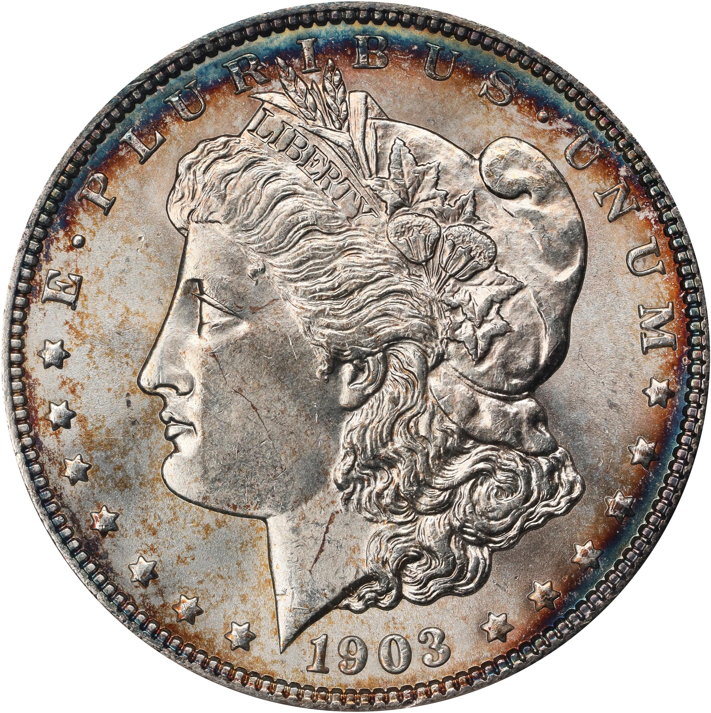 1903 Morgan Dollar モルガンダラー 1903 Morgan Dollar Mint State (MS) Pricing Guide | The Greysheet