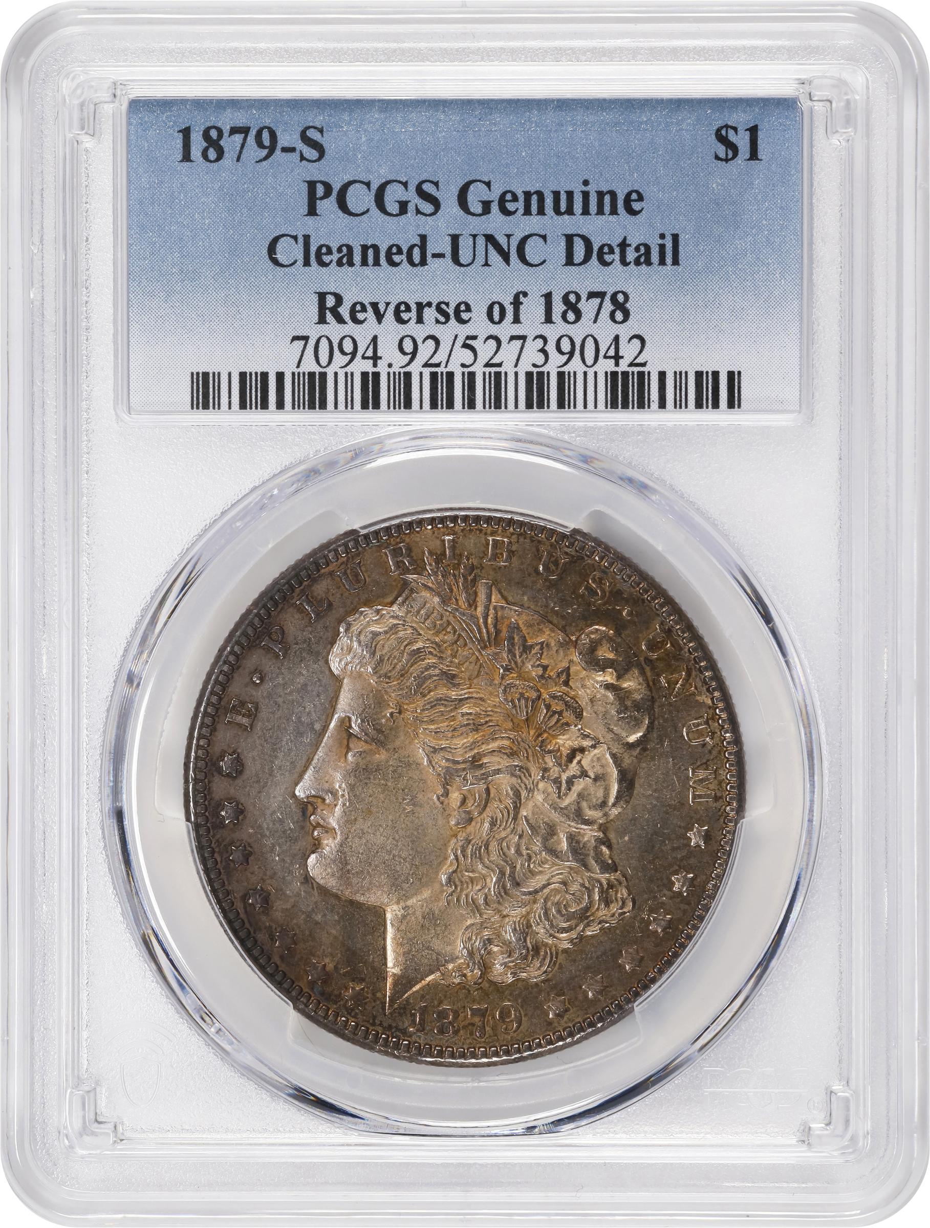 1879 S Reverse of 1878 One Dollar MS Values | Greysheet