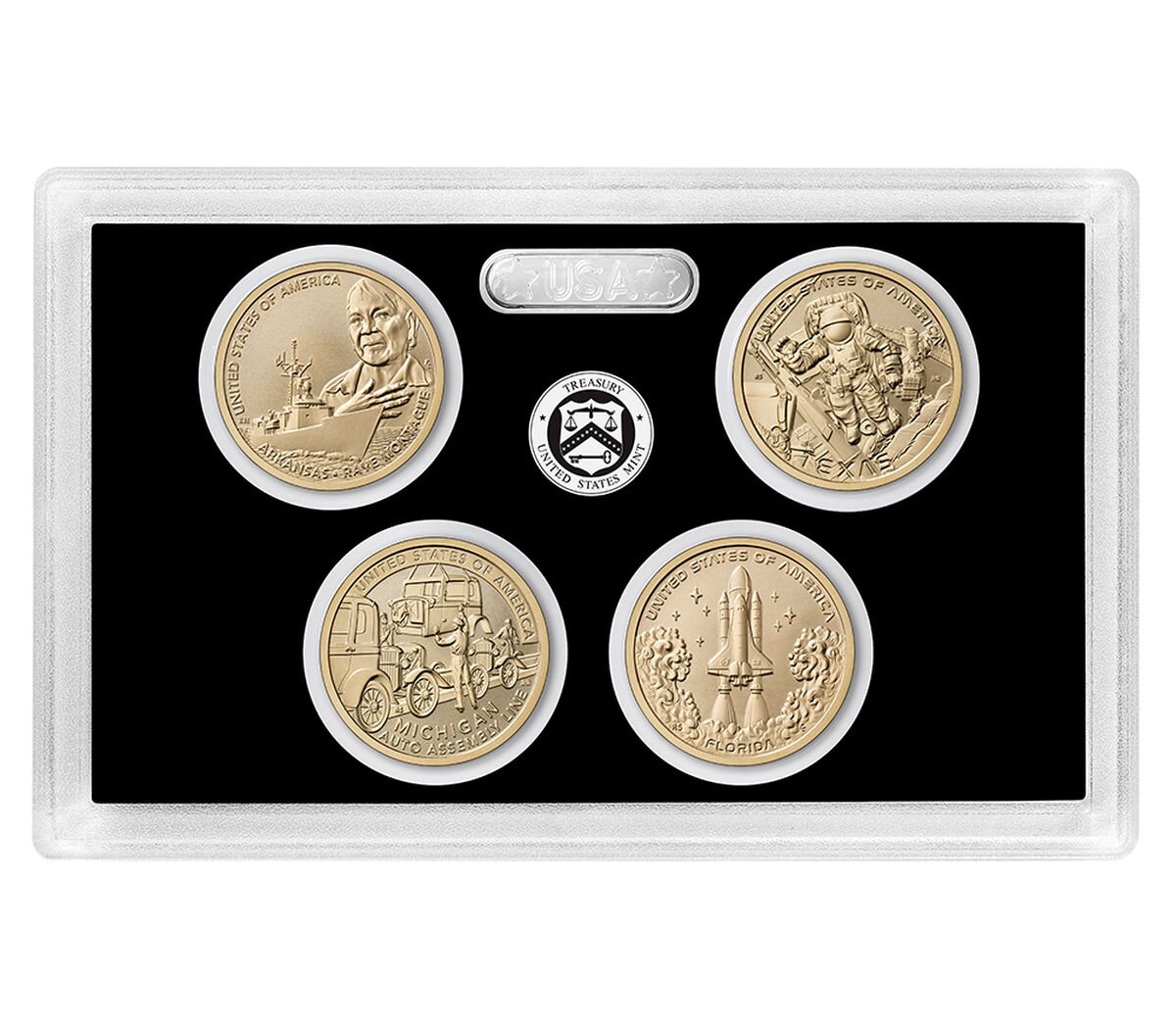 2025-S $1 American Innovation Reverse Proof Set, 4 Coins PR