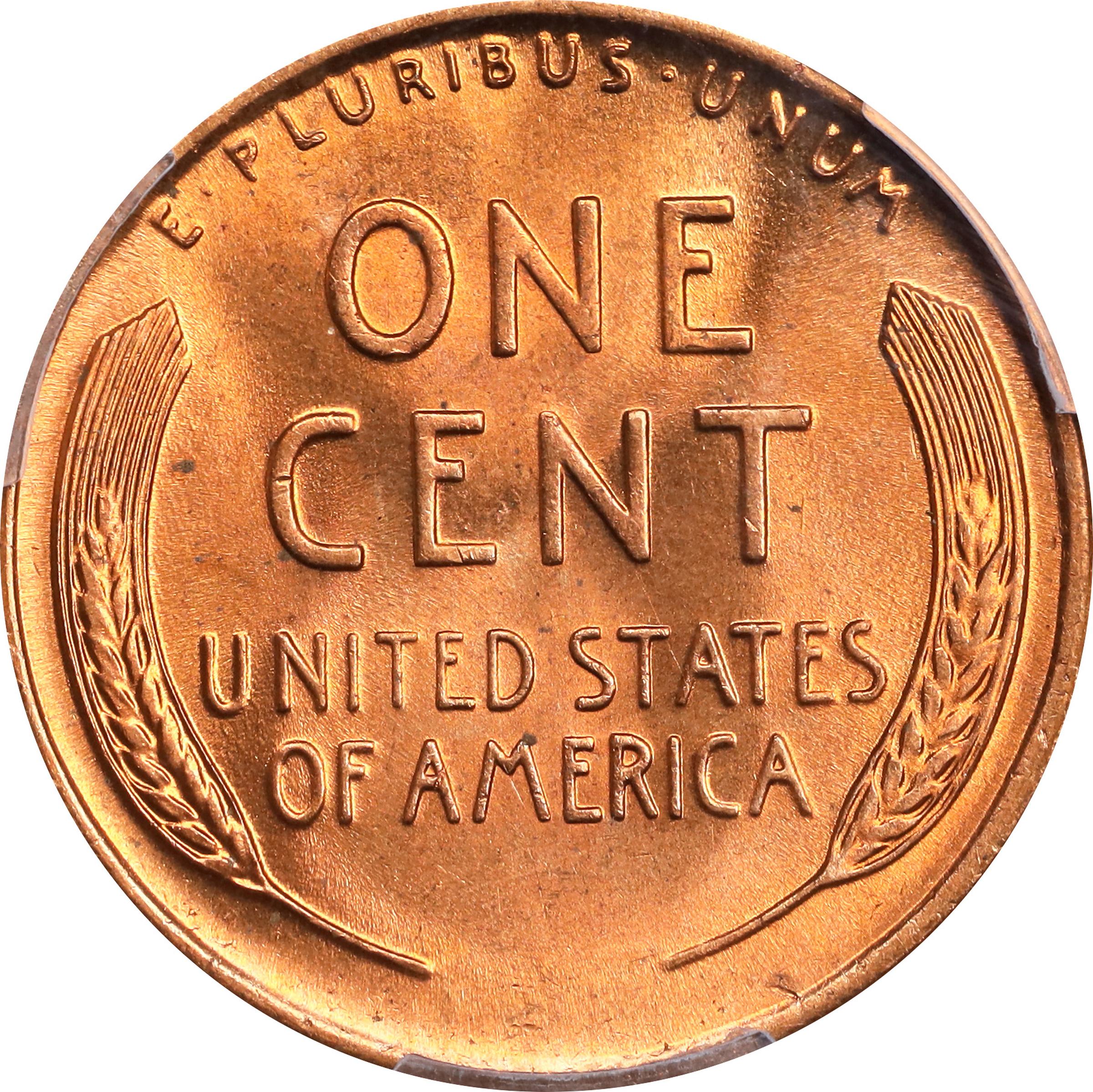 image for: 1954-D/D/D Lincoln Cent. FS-501. Repunched Mintmark. MS-66 RD (PCGS).