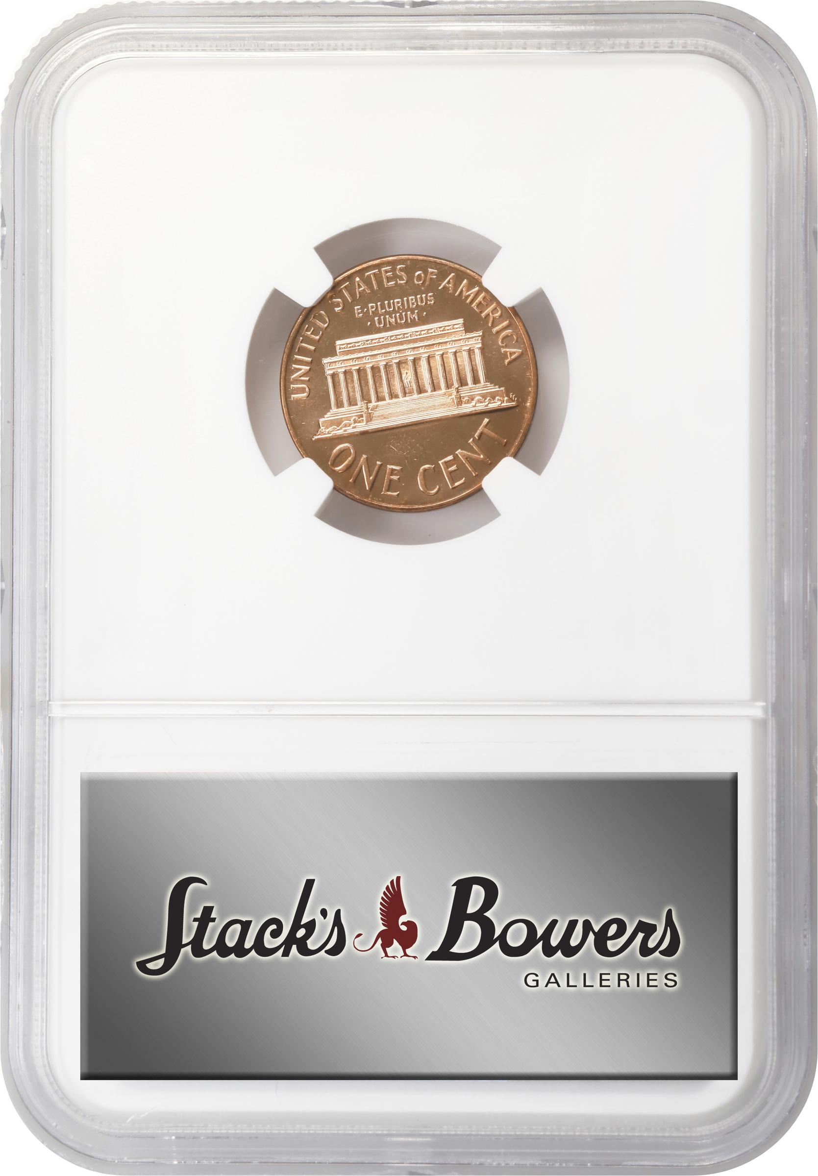 image for: 1967 Lincoln Cent. SMS. MS-66 RD Ultra Cameo (NGC).