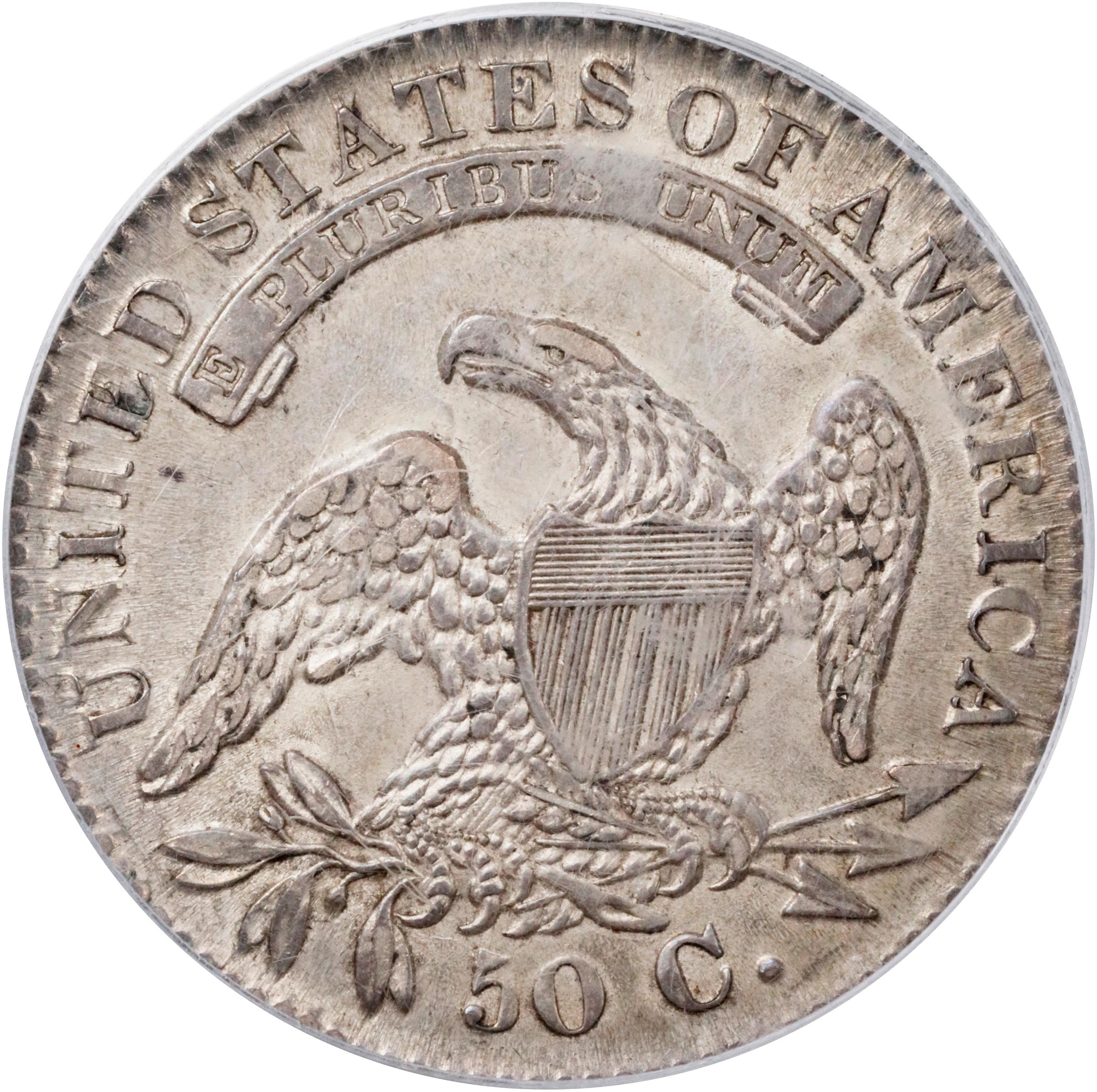 image for: 1832 Capped Bust Half Dollar. O-103. Rarity-1. Small Letters. AU-55 (PCGS).