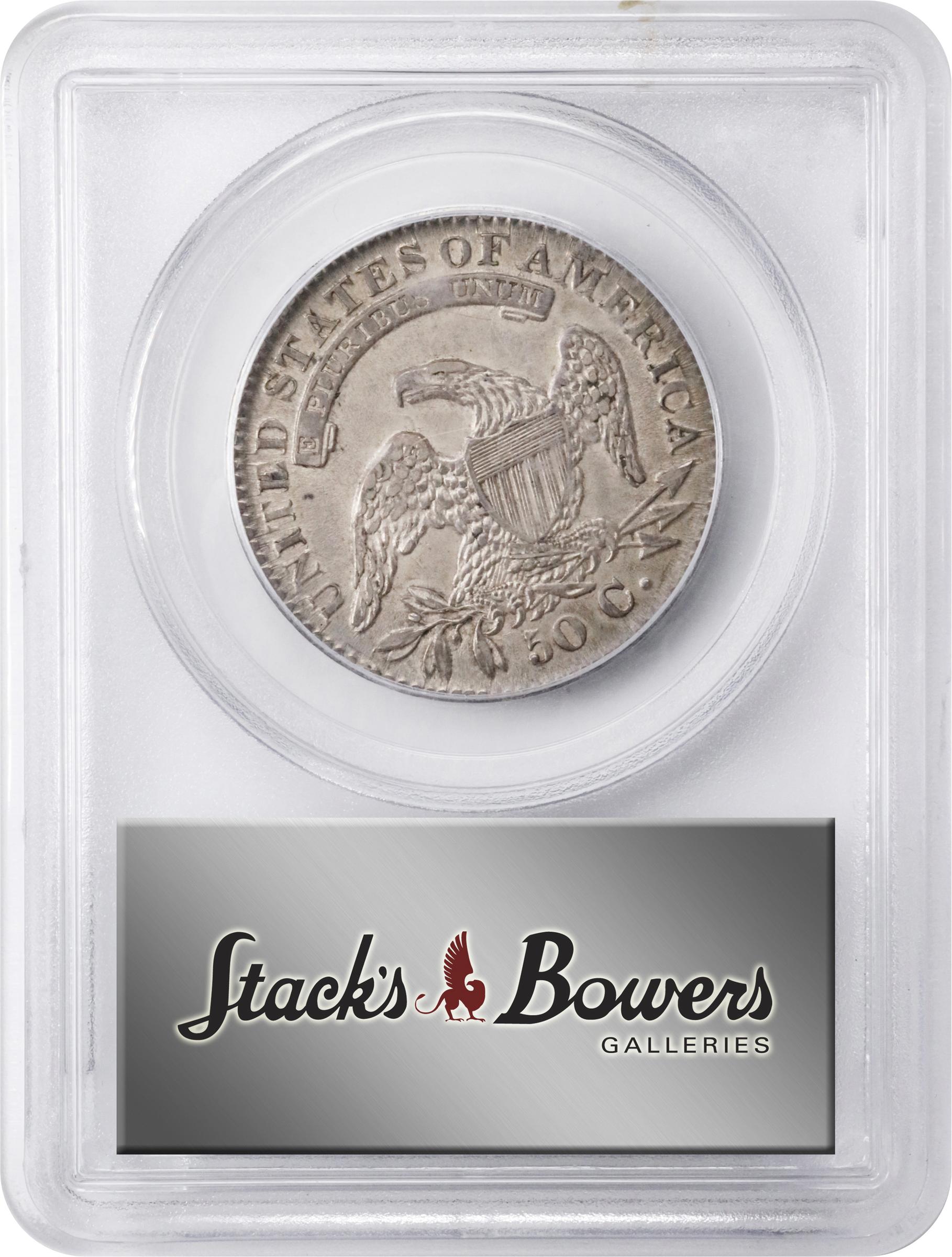 image for: 1832 Capped Bust Half Dollar. O-103. Rarity-1. Small Letters. AU-55 (PCGS).