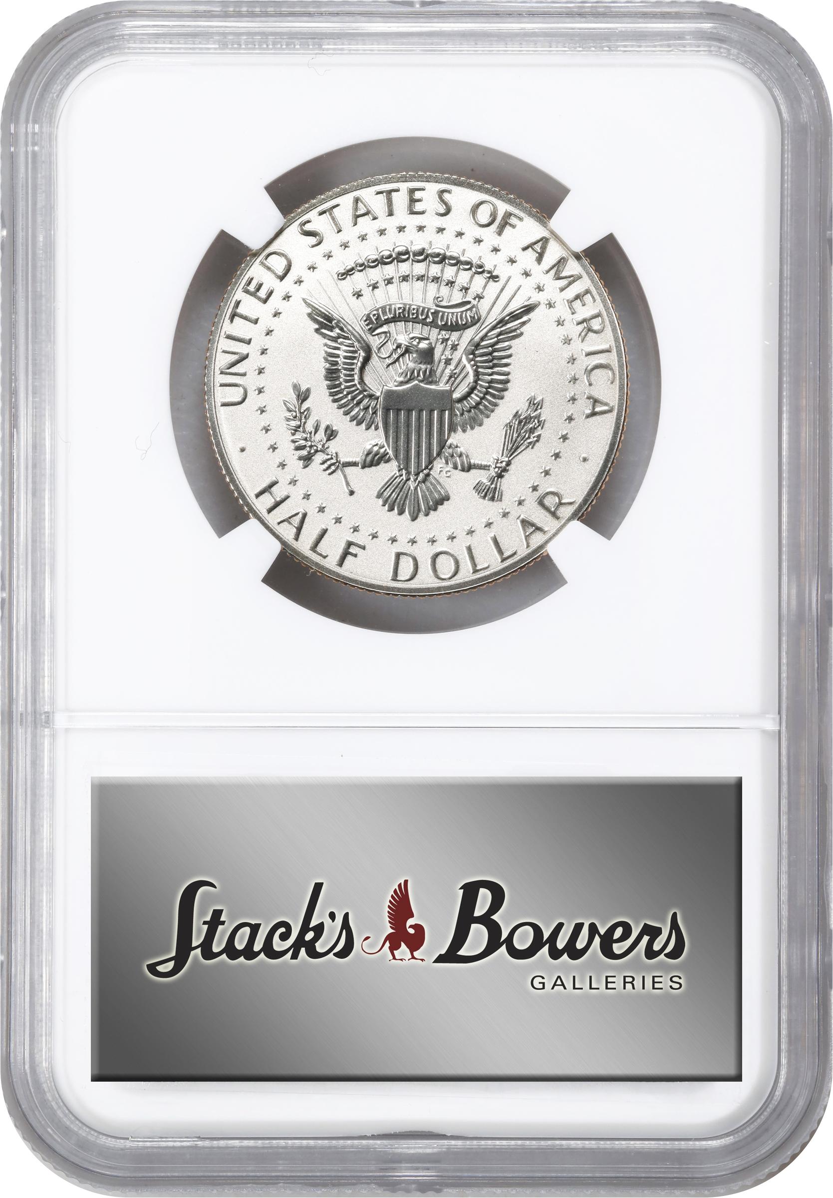 image for: 2019-S Kennedy Half Dollar. Official U.S. Mint Apollo 11 Half Dollar Set. Enhanced Reverse Proof-70 (NGC).