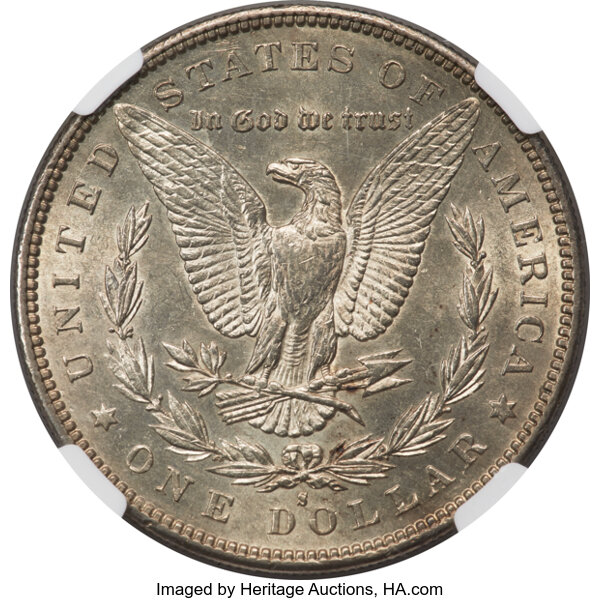 1893-S $1 AU58 thumbnail 2