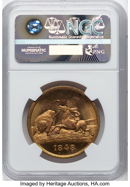 image for: 1898 Trans-Mississippi Exposition, Official Medal, Brass, HK-283, SH 10-1 GP, R.3, MS65 NGC. Omaha, NE. NGC Census: (27/18)....