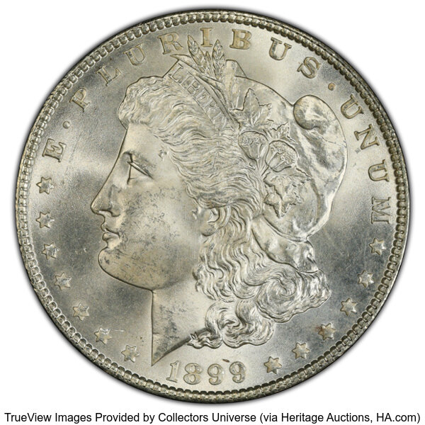 1899 $1 MS66 PCGS. Mintage 330,846. ...