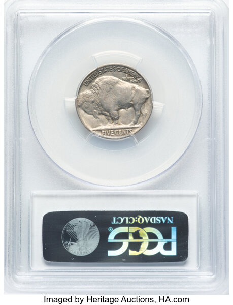 image for: 1935 5C Doubled Die Reverse, FS-801, AU55 PCGS. CAC. CAC Population: (6/10)....