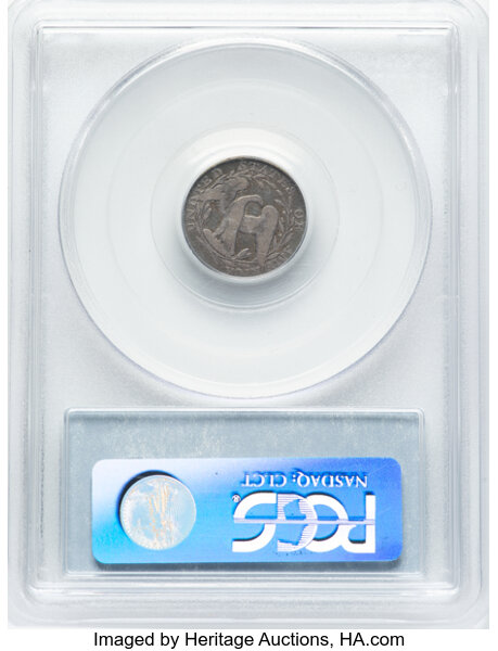 image for: 1795 H10C V-5, LM-8, R.3, VG10 PCGS. CAC. CAC Population: (2/132). Mintage 78,660....