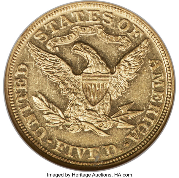 image for: 1906 $5 JD-1, R.5, PR58 NGC....