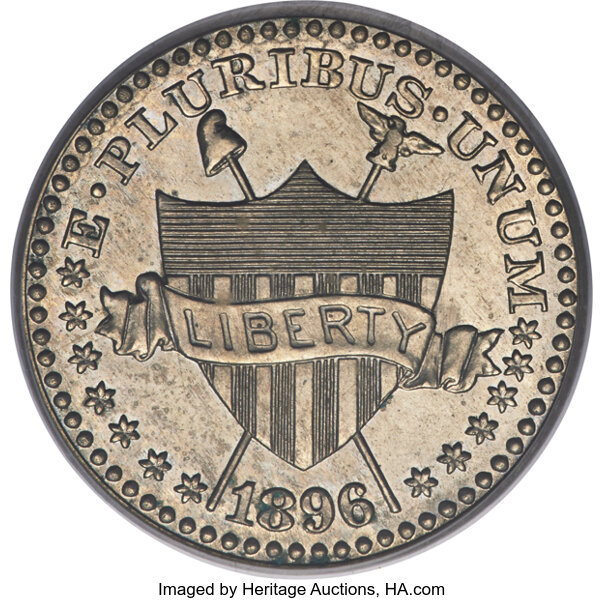 image for: 1896 5C Five Cent Piece, Judd-1770, Pollock-1987, Low R.6, PR63 PCGS. CAC....