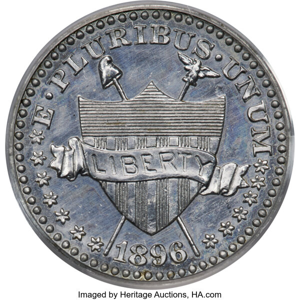 image for: 1896 5C Five Cent Piece, Judd-1772, Pollock-1989, High R.6, PR63 PCGS....