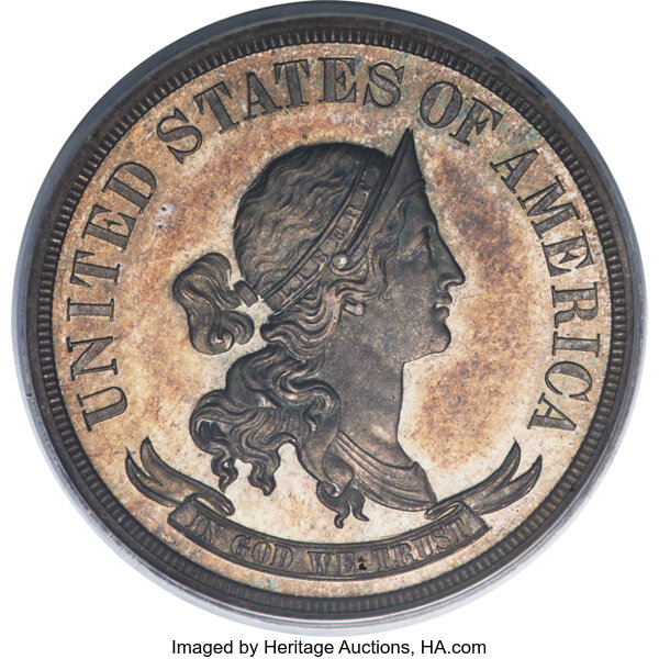 image for: 1869 50C Standard Silver Half Dollar, Judd-749, Pollock-832, High R.6, PR64 PCGS....