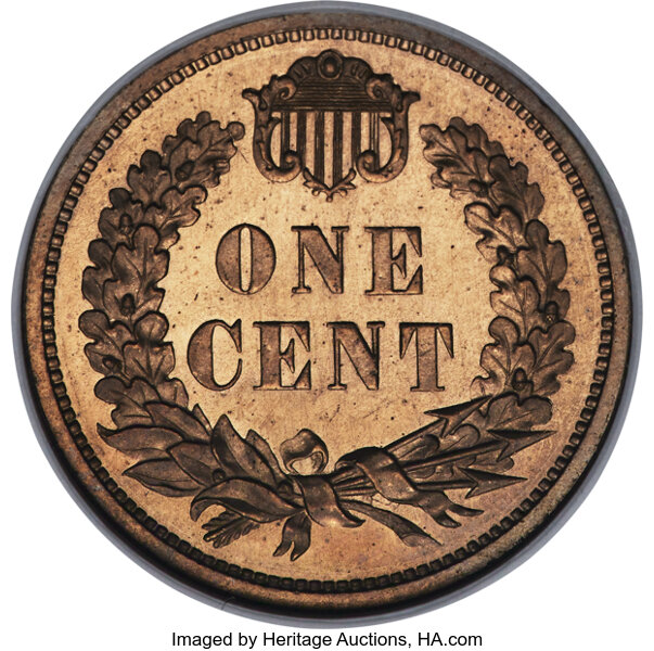 image for: 1858 P1C Indian Cent, Judd-212, Pollock-263, R.4 PR64 Cameo NGC....