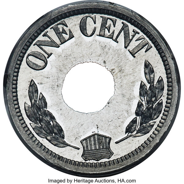 image for: 1884 1C Perforated Cent, Judd-1722, Pollock-1930, Low R.7, PR65 PCGS....