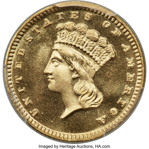 image for: 1889 G$1 Low Date, JD-2, R.6, PR65 PCGS. CAC....