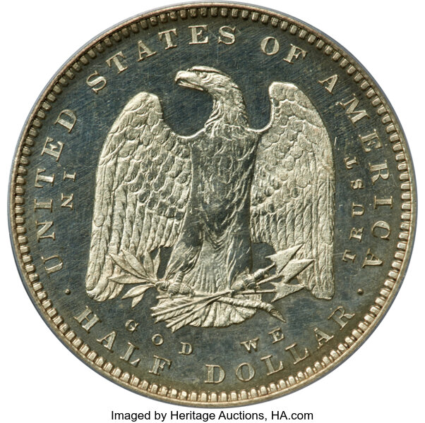 image for: 1879 50C Morgan Half Dollar, Judd-1599, Pollock-1794, High R.6, PR62 PCGS....