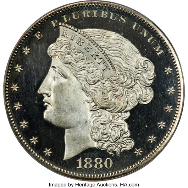image for: 1880 $1 Goloid Metric Dollar, Judd-1645, Pollock-1845, R.6, PR65 Cameo PCGS....