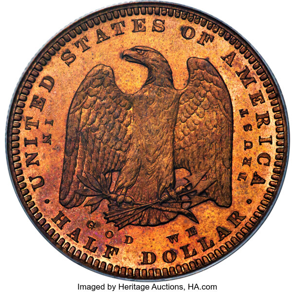 image for: 1879 50C Morgan Half Dollar, Judd-1602, Pollock-1797, R.7, PR65 Red PCGS....