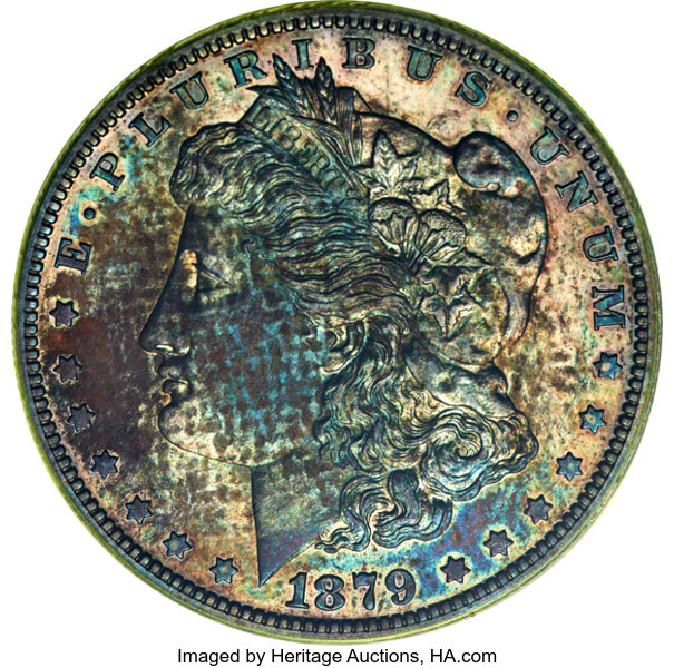 image for: 1879 $1 Morgan Dollar, Judd-1613, Pollock-1809, Low R.7, PR64 PCGS....