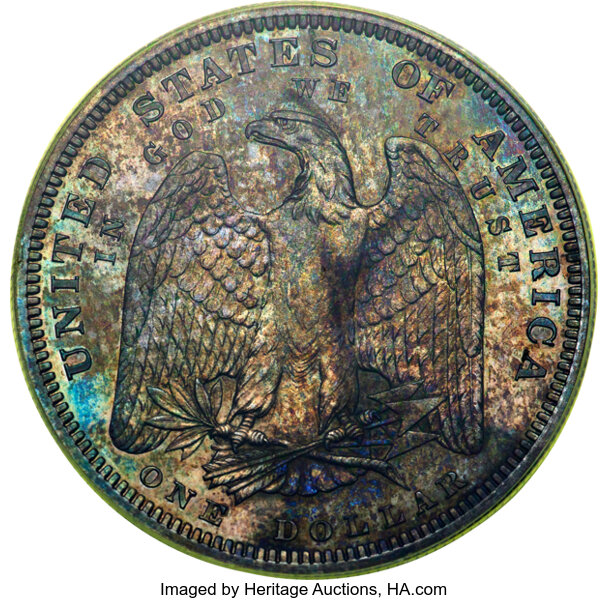 image for: 1879 $1 Morgan Dollar, Judd-1613, Pollock-1809, Low R.7, PR64 PCGS....