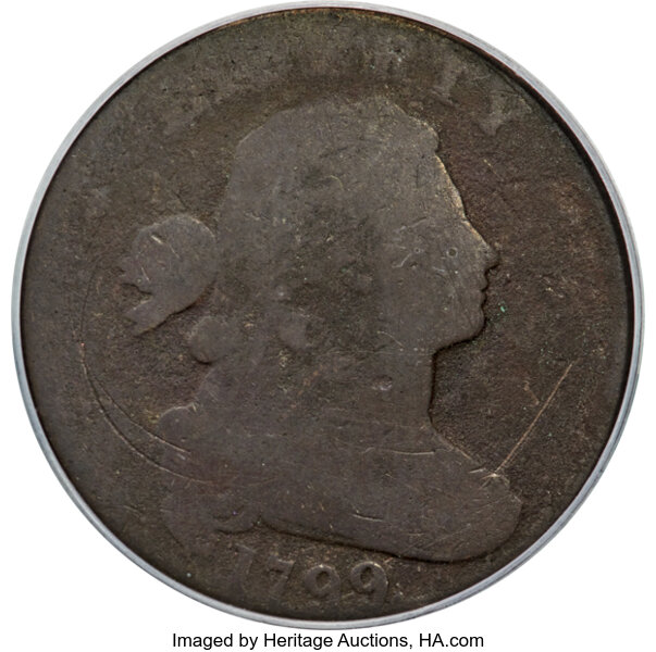 image for: 1799 1C S-189, B-3, R.2, AG3 PCGS....