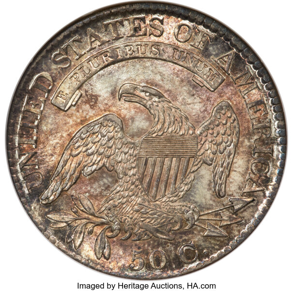 image for: 1826 50C O-104, R.3, MS64 NGC. CAC....