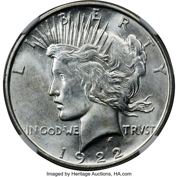1922-D $1 MS67 NGC....