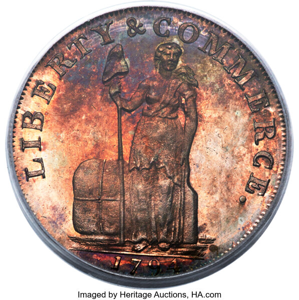 image for: 1794 Talbot, Allum & Lee Cent PR65 Red and Brown PCGS. Fuld-4, W-8590. ...