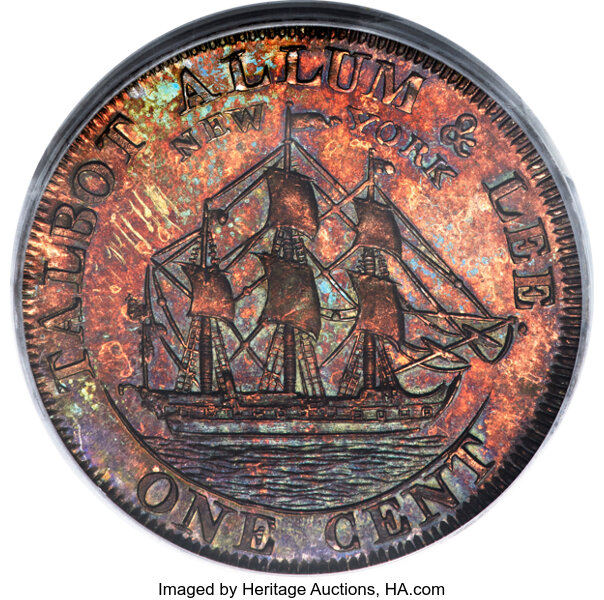 image for: 1794 Talbot, Allum & Lee Cent PR65 Red and Brown PCGS. Fuld-4, W-8590. ...