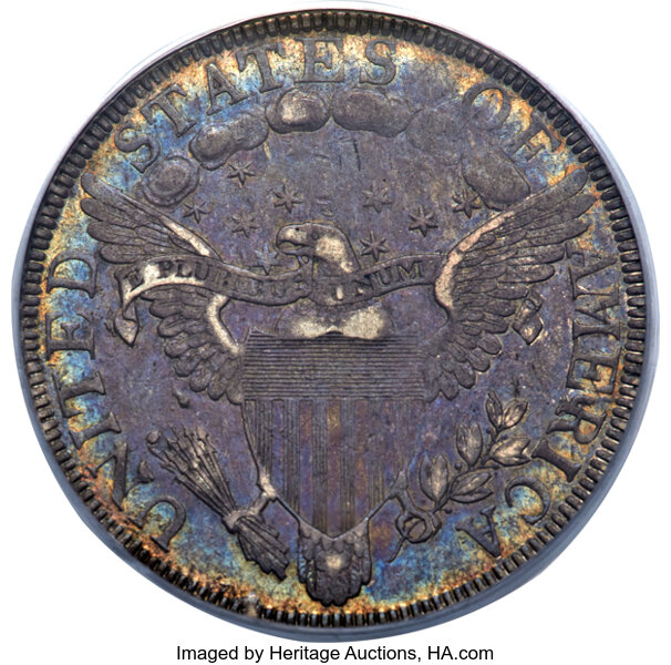 image for: 1801 50C O-101, T-2, R.2, AU50 PCGS. CAC....